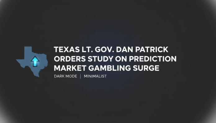 Texas Lt. Gov. Dan Patrick Orders Study on Prediction Market Gambling Surge
