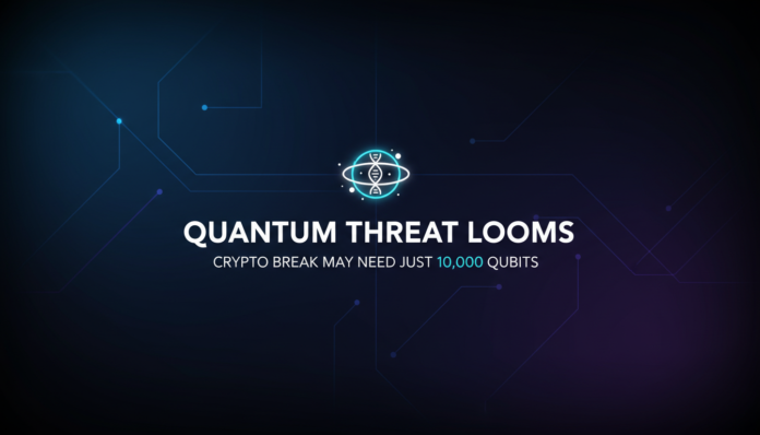 Quantum Threat Looms: Crypto Break May Need Just 10,000 Qubits