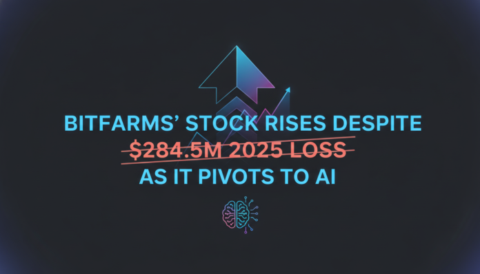 Bitfarms' Stock Rises Despite $284.5M 2025 Loss as It Pivots to AI