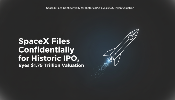 SpaceX Files Confidentially for Historic IPO, Eyes $1.75 Trillion Valuation