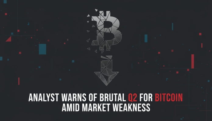 Analyst Warns of Brutal Q2 for Bitcoin Amid Market Weakness