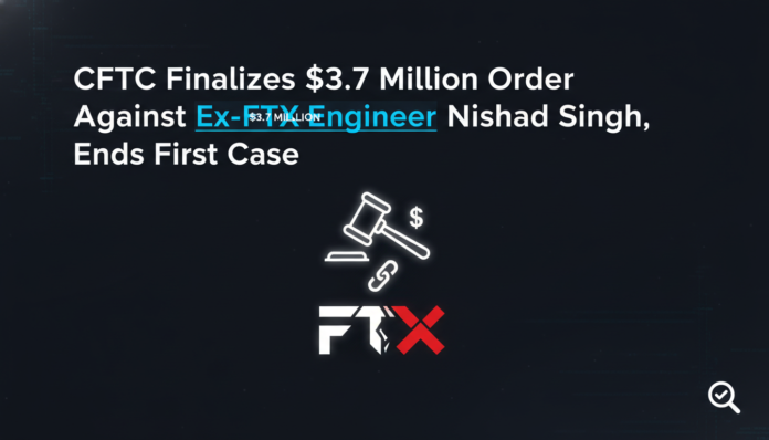 CFTC Finalizes $3.7 Million Order Against Ex-FTX Engineer Nishad Singh, Ends First Case