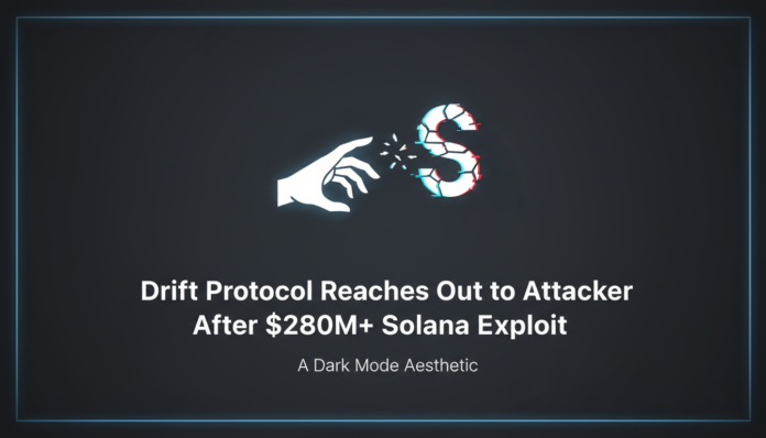 Drift Protocol Reaches Out to Attacker After $280M+ Solana Exploit