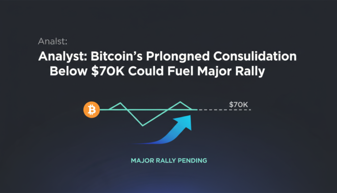 Analyst: Bitcoin's Prolonged Consolidation Below $70K Could Fuel Major Rally
