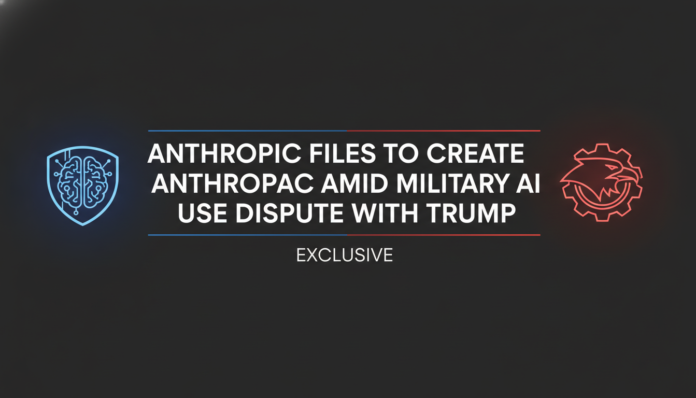 Anthropic Files to Create AnthroPAC Amid Military AI Use Dispute With Trump