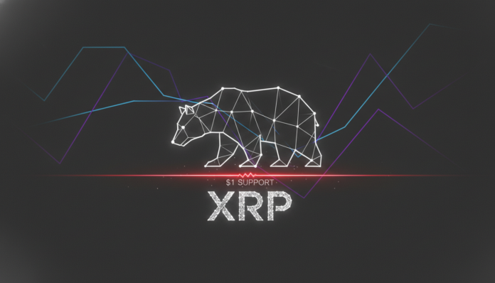 XRP's Rare Bear Signal Points to Potential Drop Below $1 Support