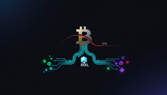 BTC Dominance Stalls Below 60%; SOL Flows Hint at Potential Altcoin Rally Setup
