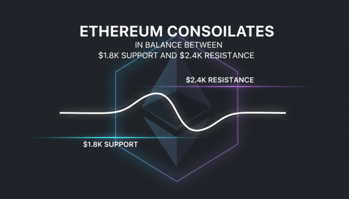 Ethereum Consolidates in Balance Between $1.8K Support and $2.4K Resistance