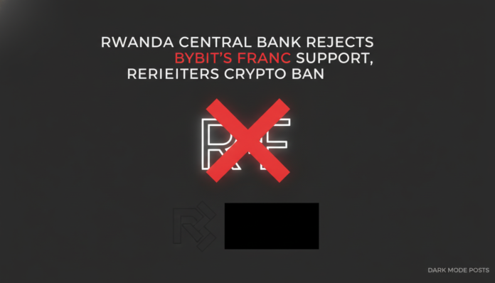Rwanda Central Bank Rejects Bybit's Franc Support, Reiterates Crypto Ban