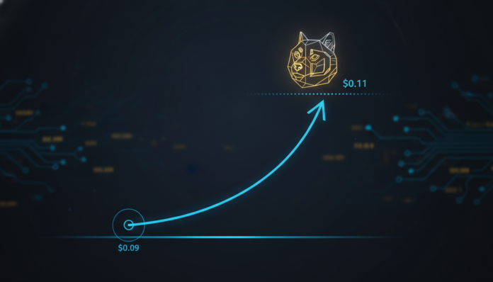 Dogecoin Eyes $0.11 Breakout As Price Holds Key $0.09 Support Zone