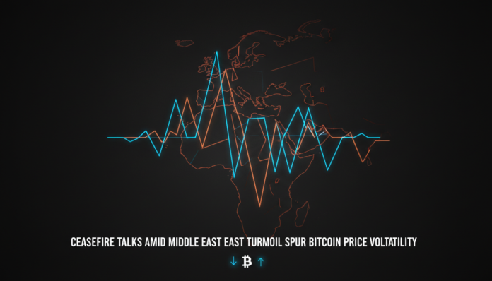 Ceasefire Talks Amid Middle East Turmoil Spur Bitcoin Price Volatility
