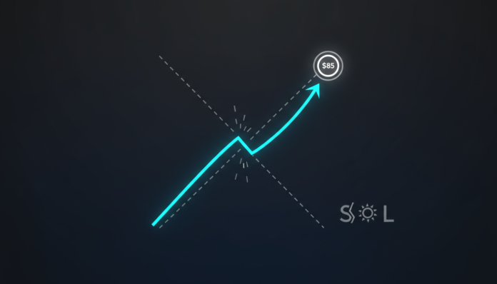 Solana Breaks Falling Wedge Pattern, Eyes $85 Price Target