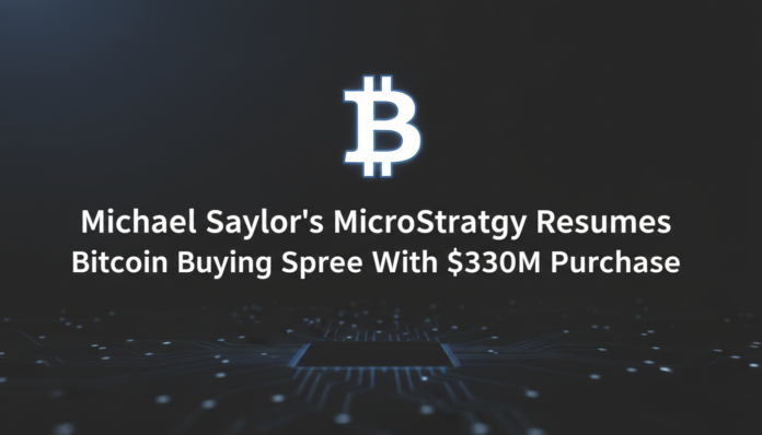 Michael Saylor's MicroStrategy Resumes Bitcoin Buying Spree With $330M Purchase