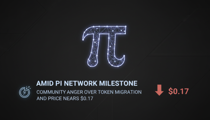 Amid Pi Network Milestone, Community Anger Over Token Migration and Price Nears $0.17