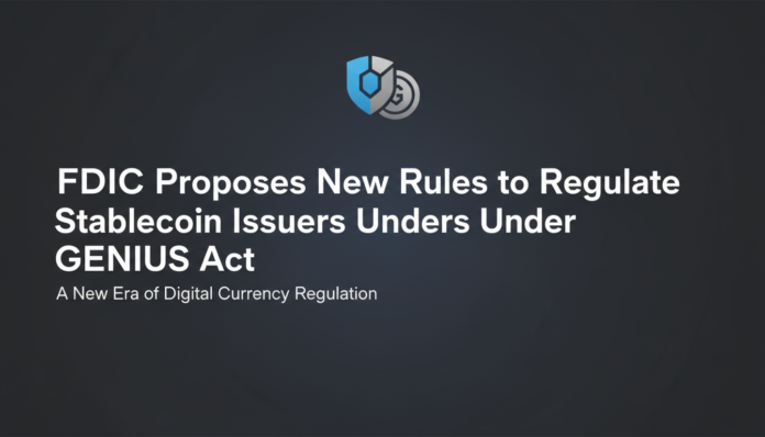FDIC Proposes New Rules to Regulate Stablecoin Issuers Under GENIUS Act