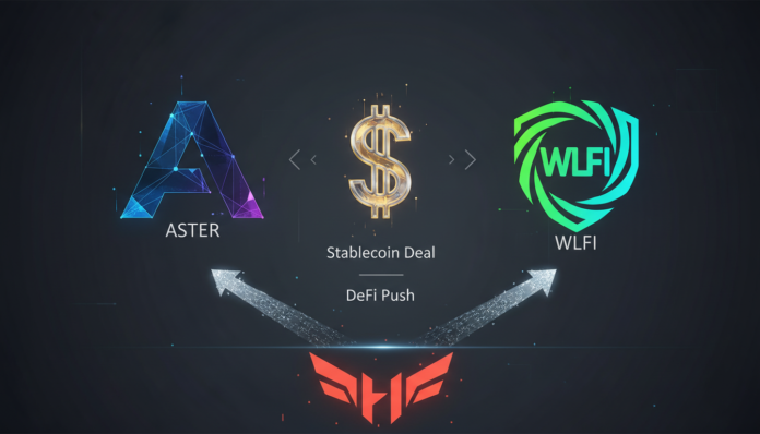 ASTER, WLFI Forge Stablecoin Deal Amid DeFi Push, Aiming to Rival Hyperliquid