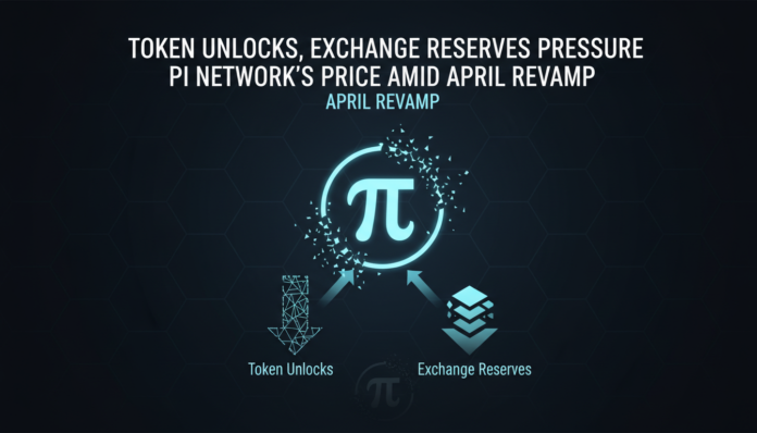 Token Unlocks, Exchange Reserves Pressure Pi Network's Price Amid April Revamp
