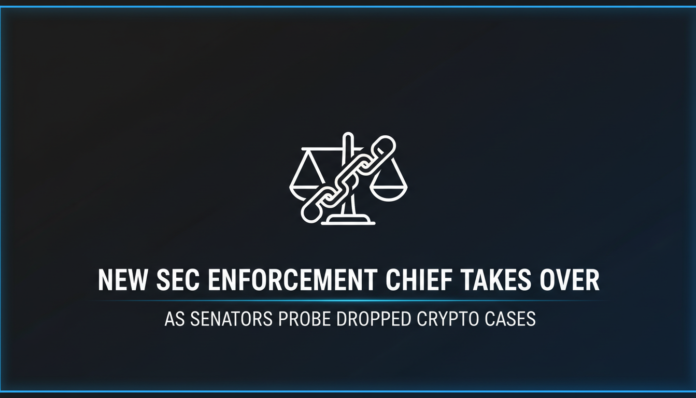 New SEC enforcement chief takes over as senators probe dropped crypto cases