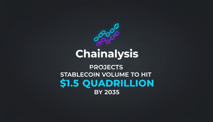 Chainalysis Projects Stablecoin Volume to Hit $1.5 Quadrillion by 2035