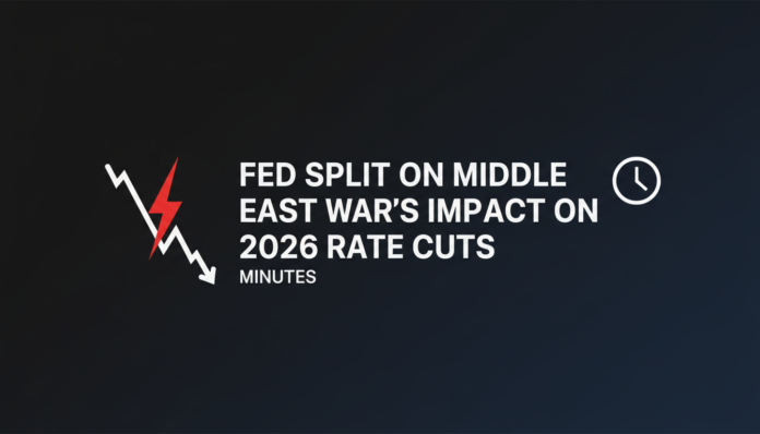 Fed Split on Middle East War's Impact on 2026 Rate Cuts: Minutes