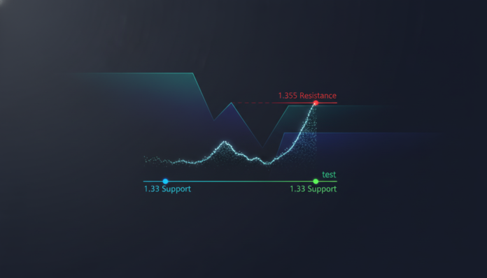 XRP Tests $1.33 Support After Wedge Breakout, Resistance at $1.355