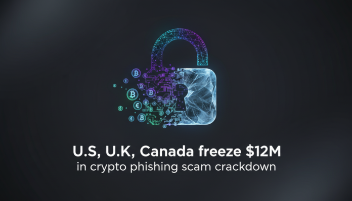 U.S., U.K., Canada freeze $12M in crypto phishing scam crackdown
