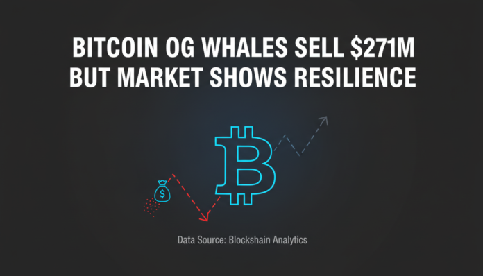 Bitcoin OG Whales Sell $271M, But Market Shows Resilience
