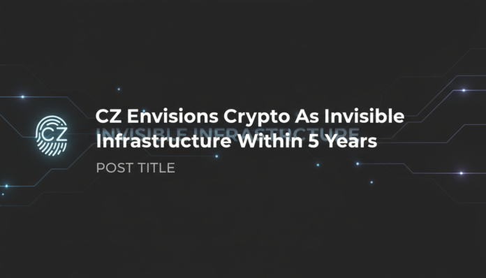 CZ Envisions Crypto As Invisible Infrastructure Within 5 Years