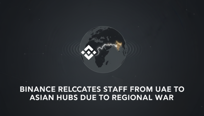 Binance Relocates Staff From UAE to Asian Hubs Due to Regional War