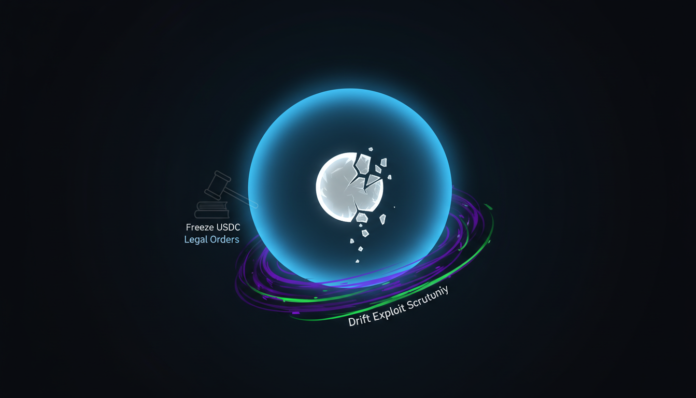 Circle: We Can't Freeze USDC Without Legal Orders Amid Drift Exploit Scrutiny