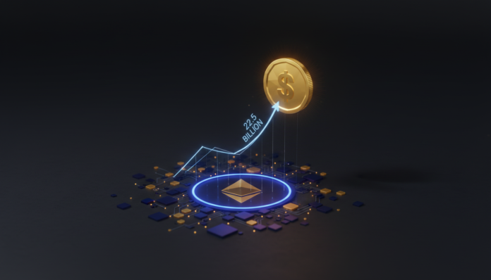 Tokenized Treasury Assets on Ethereum Reach $22.5 Billion, Dominating Market