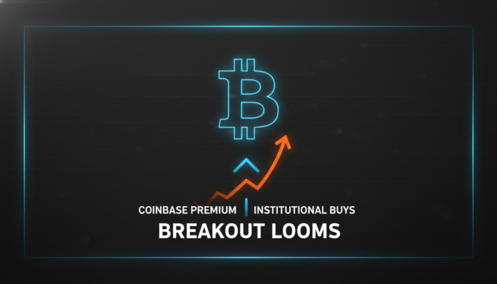 Coinbase Premium Soars Amid Institutional Bitcoin Buys, Breakout Looms