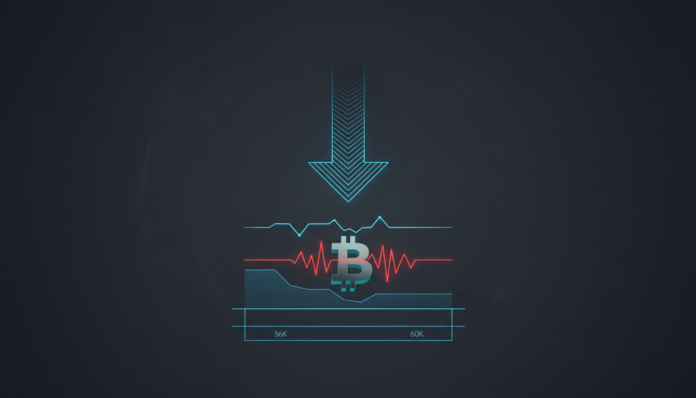 Bitcoin Weakens Despite Higher Price; Eyes Key $56K–$60K Support Zone
