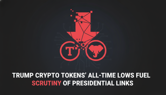 Trump Crypto Tokens' All-Time Lows Fuel Scrutiny of Presidential Links