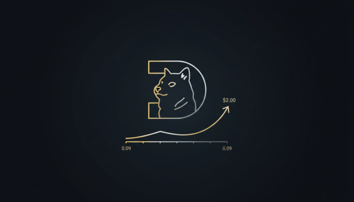 Dogecoin Stabilizes Near $0.09; Analyst Sees Bullish Pattern Targeting $2