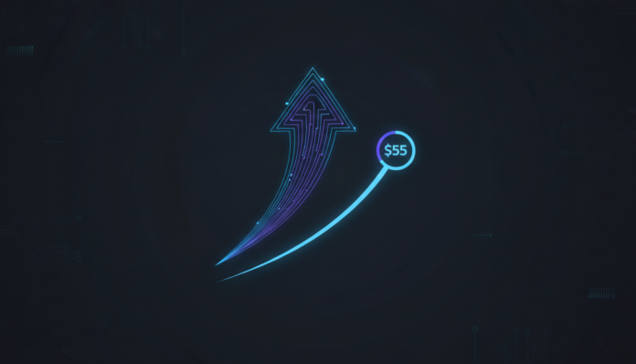 Dash's 45% Weekly Surge Sparks Rally to $55 Following Breakout