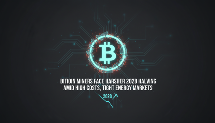 Bitcoin Miners Face Harsher 2028 Halving Amid High Costs, Tight Energy Markets
