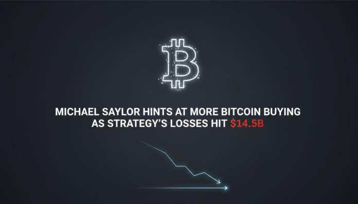 Michael Saylor Hints at More Bitcoin Buying as Strategy's Losses Hit $14.5B