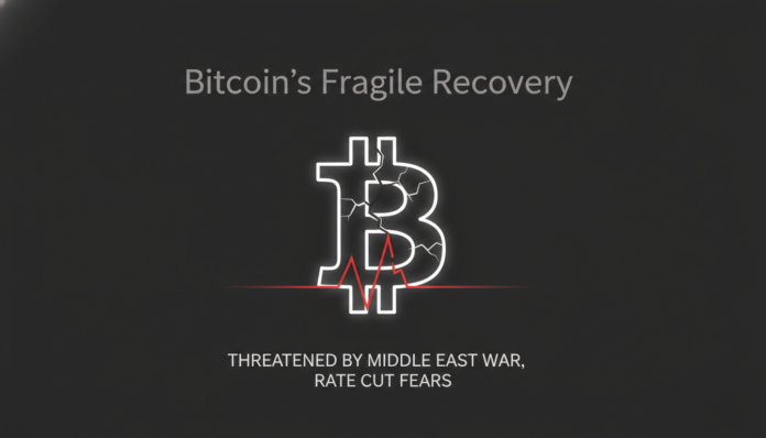 Bitcoin's Fragile Recovery Threatened by Middle East War, Rate Cut Fears