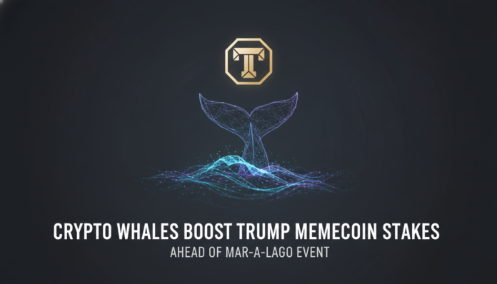 Crypto Whales Boost Trump Memecoin Stakes Ahead of Mar-a-Lago Event