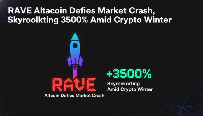 RAVE Altcoin Defies Market Crash, Skyrocketing 3500% Amid Crypto Winter