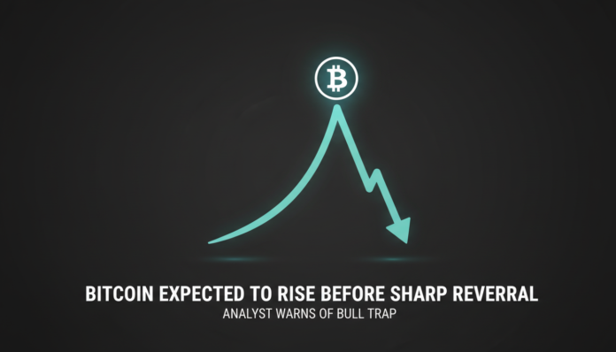 Bitcoin Expected to Rise Before Sharp Reversal, Analyst Warns of Bull Trap