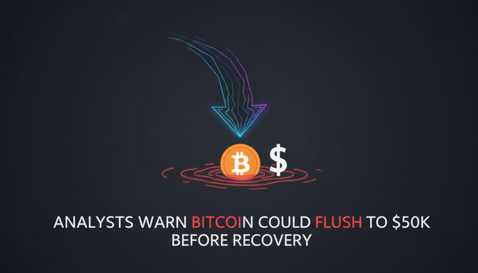 Analysts Warn Bitcoin Could Flush to $50K Before Recovery