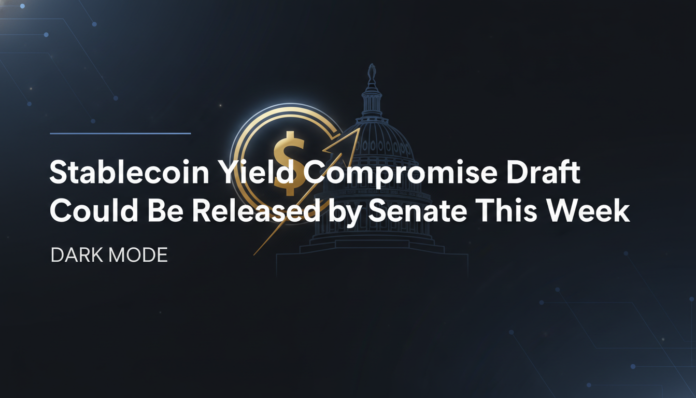 Stablecoin Yield Compromise Draft Could Be Released by Senate This Week