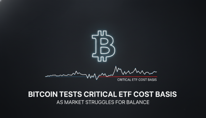 Bitcoin Tests Critical ETF Cost Basis As Market Struggles for Balance