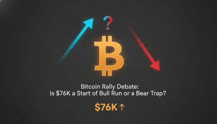 Bitcoin Rally Debate: Is $76K a Start of Bull Run or a Bear Trap?