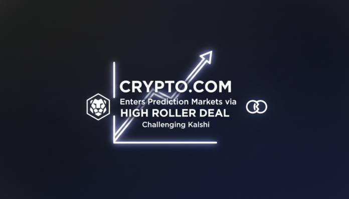 Crypto.com Enters Prediction Markets via High Roller Deal, Challenging Kalshi