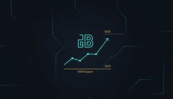 BNB Holds Above Key $600 Support, Eyes $650 as Bullish Momentum Builds