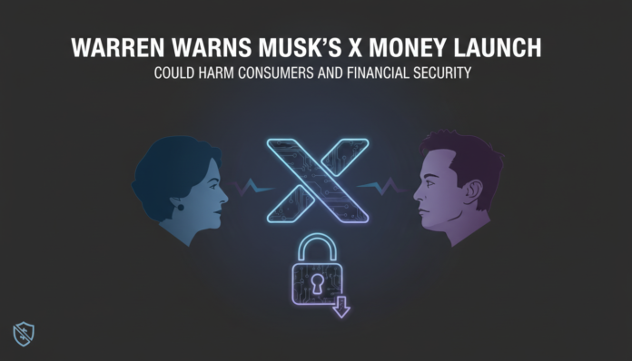 Warren warns Musk’s X Money launch could harm consumers and financial security
