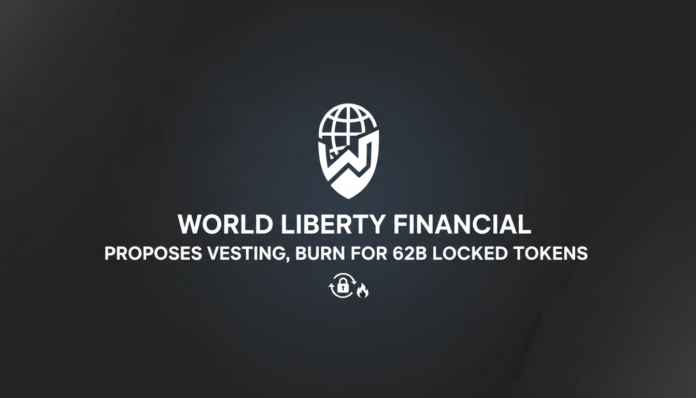 World Liberty Financial Proposes Vesting, Burn for 62B Locked Tokens